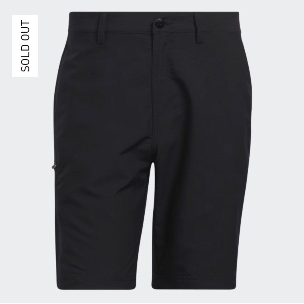 NWT Adidas Men’s Adi Golf Cargo Shorts HR7986 Black Flat Front Performance 36